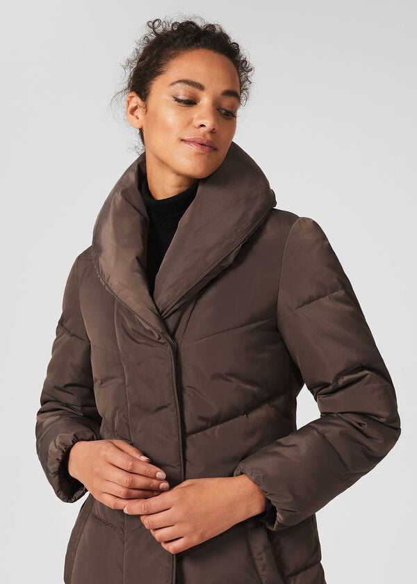 Hobbs Indira Water Resistant Puffer Jacket Mink