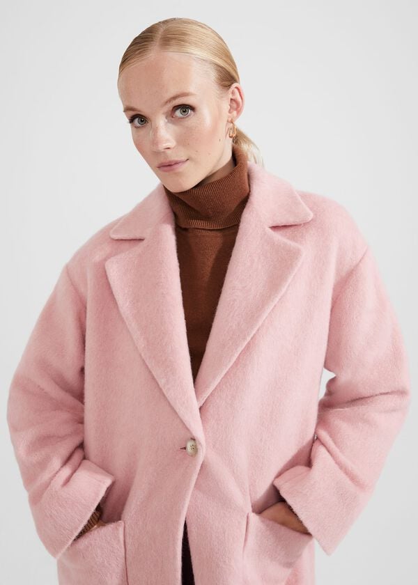 Hobbs Isla Coat Pink