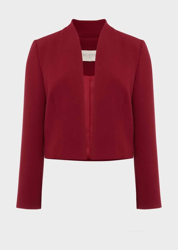 Hobbs Isla Jacket Rich Burgundy