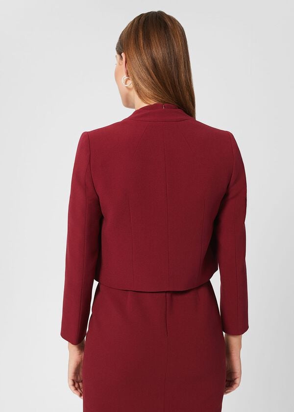 Hobbs Isla Jacket Rich Burgundy