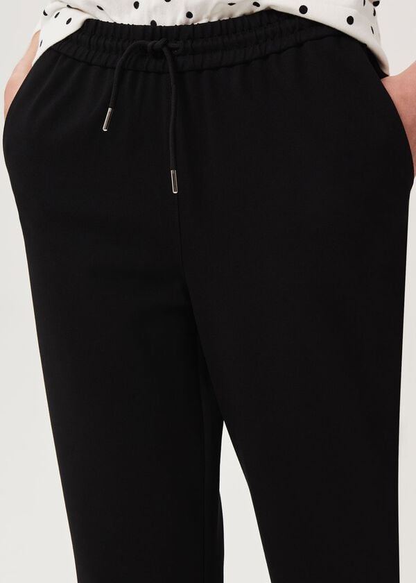Hobbs Isla Ponte Jersey Jogger Black