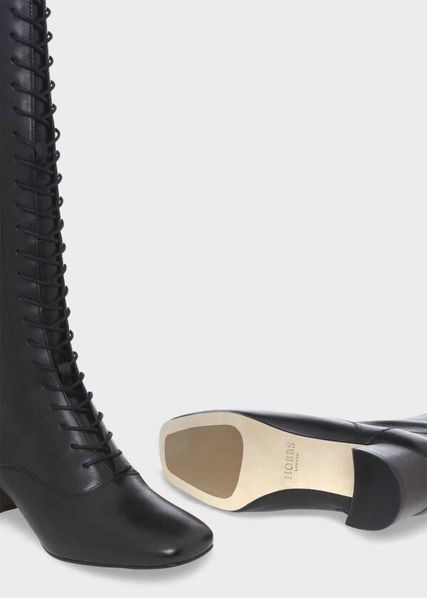 Hobbs Issy Knee Boot Black