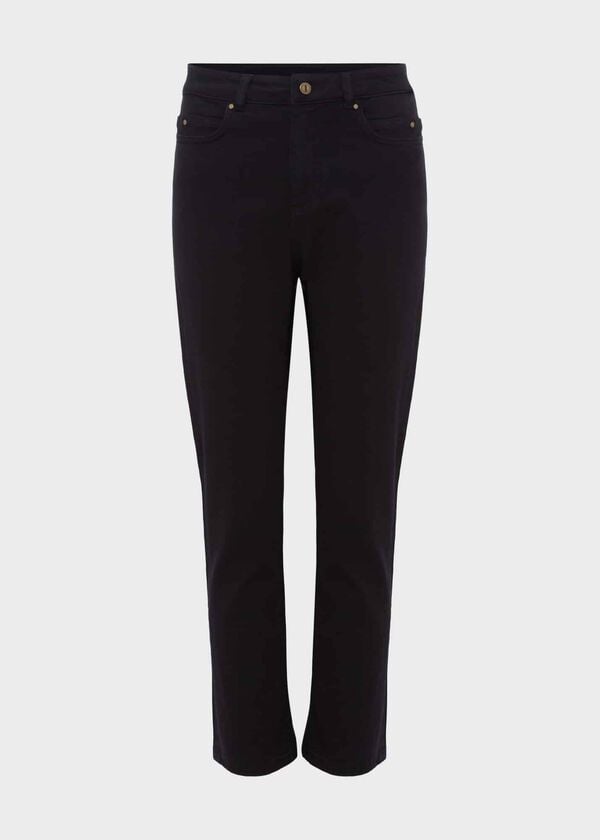 Hobbs Iva Crop Jeans Black
