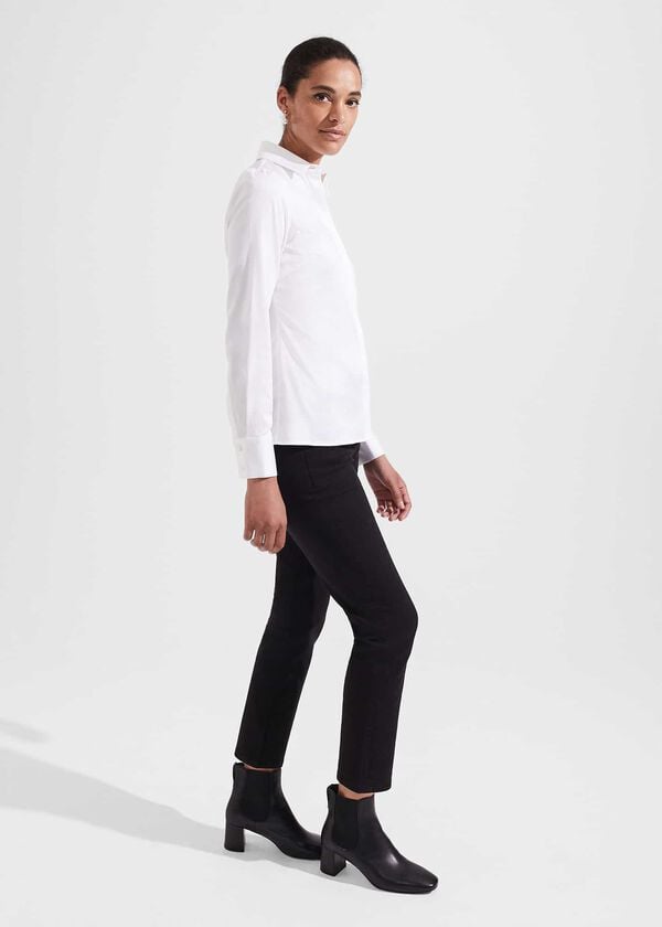 Hobbs Iva Crop Jeans Black