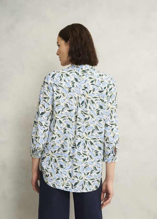 Hobbs Ivory Essie Long Sleeve Blouse Ivory Multi