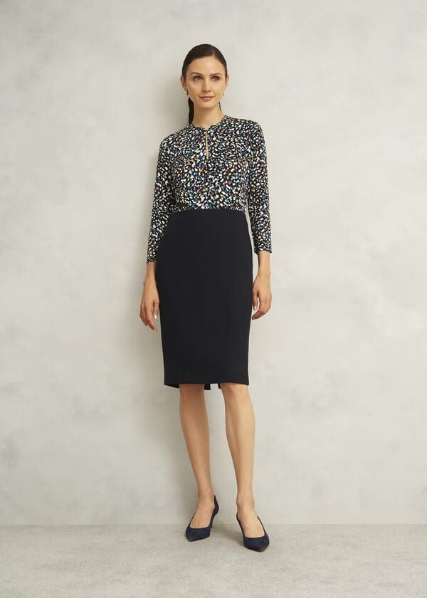 hobbs Ivy Skirt Navy