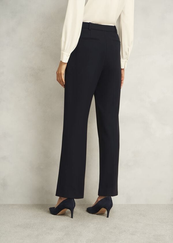 Hobbs Ivy Straight Trousers Navy