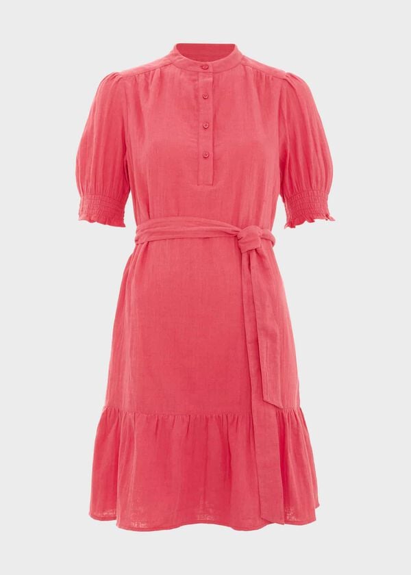 Hobbs Iza Dress Wild Berry Pink