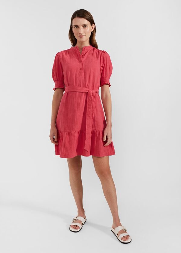 Hobbs Iza Dress Wild Berry Pink