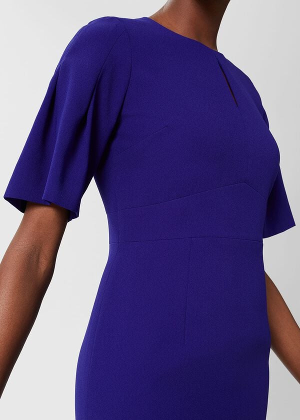 Hobbs Izara Shift Dress Ultramarine