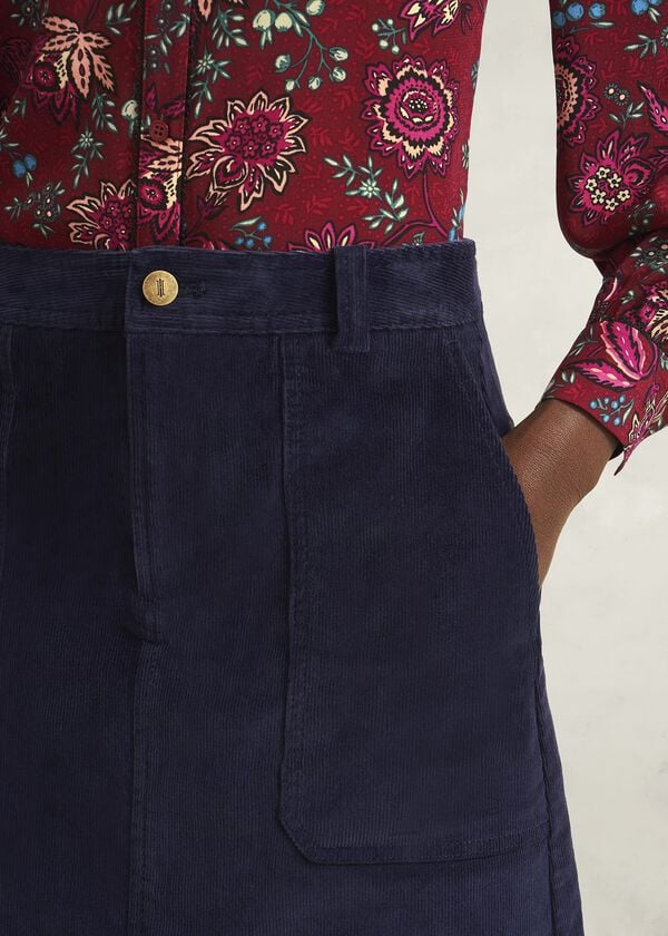 Hobbs Izara Skirt True Navy