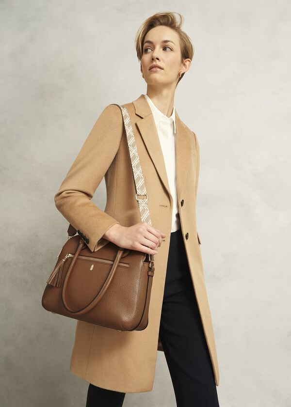 Hobbs Jacinta Bag Strap Camel Ivory