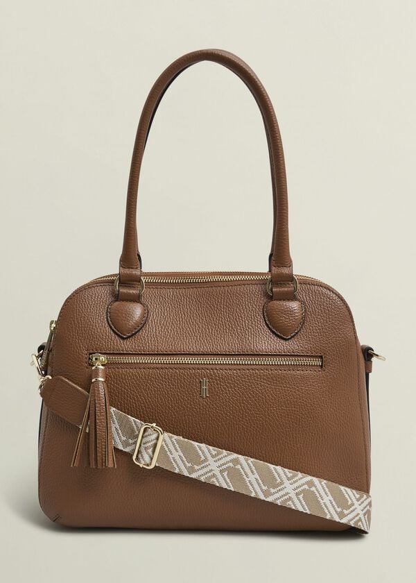 Hobbs Jacinta Bag Strap Camel Ivory