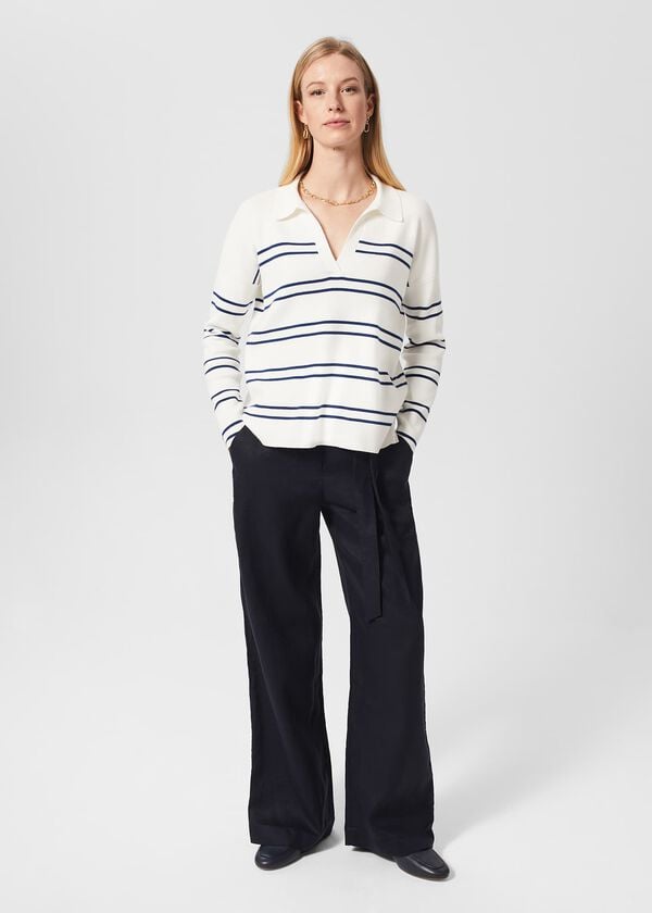 hobbs Jacqui Trousers Navy
