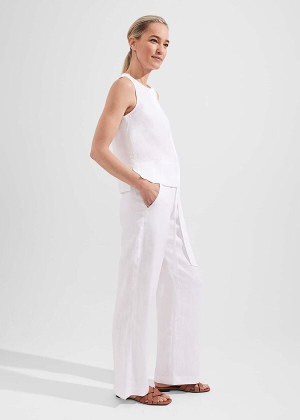 Hobbs Jacqui Trousers White