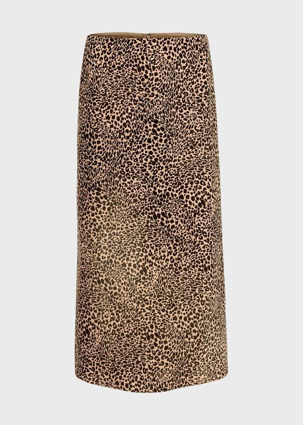 Hobbs Jas Midi Skirt Black Vicuna