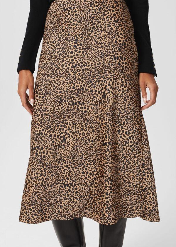 Hobbs Jas Midi Skirt Black Vicuna