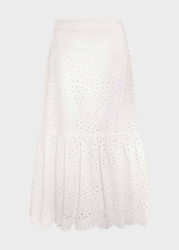 Hobbs Jemma Skirt White