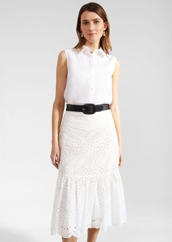 Hobbs Jemma Skirt White