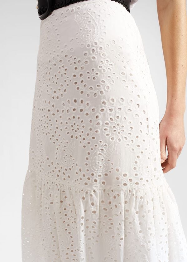 Hobbs Jemma Skirt White