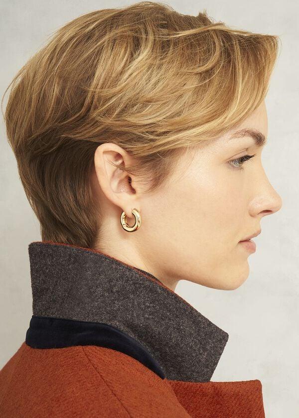 Hobbs Jess Wool Jacket Orange