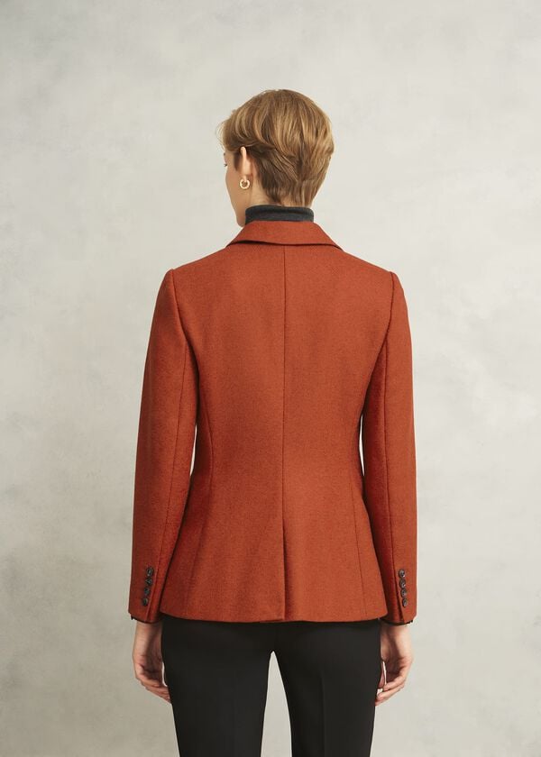 Hobbs Jess Wool Jacket Orange