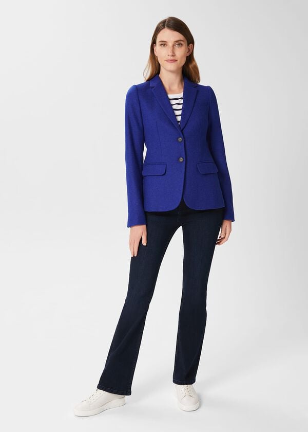 Hobbs Jessica Wool Jacket Cobalt