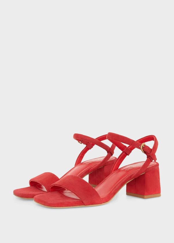 Hobbs Jilly Sandal Deep Cherry Red