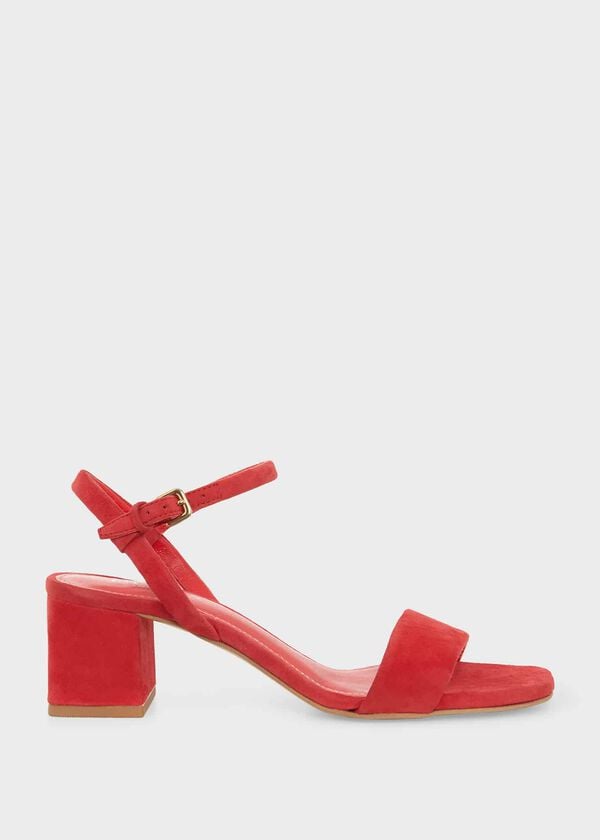 hobbs Jilly Sandal Deep Cherry Red