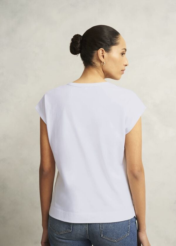 Hobbs Joanna Broderie Top Hobbs White