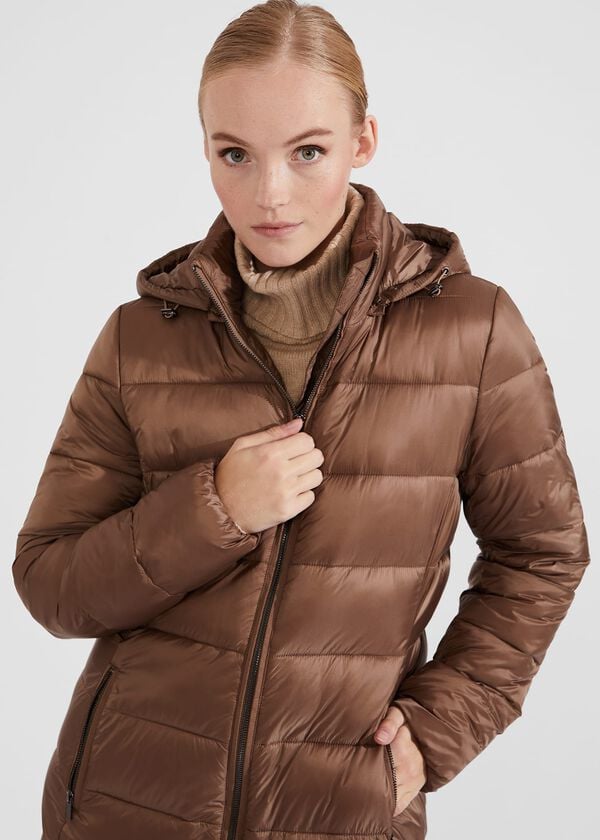 Hobbs Joelle Hooded Puffer Mink