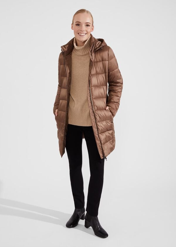 hobbs Joelle Hooded Puffer Mink