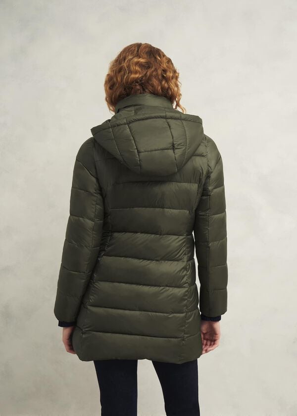 Hobbs Joelle Puffer Dark Olive