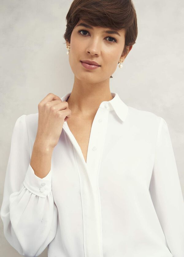 Hobbs Jonie Shirt Ivory