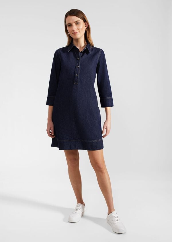 Hobbs Josie Dress Indigo