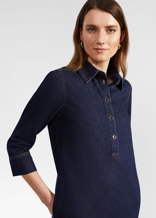 Hobbs Josie Dress Indigo