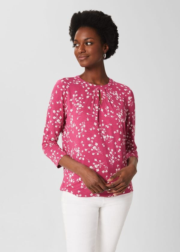 Hobbs Julia Printed Top Floral