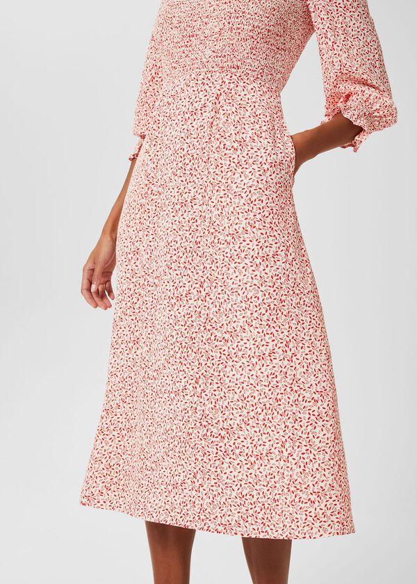 Hobbs Juliet Dress Ivory Multi