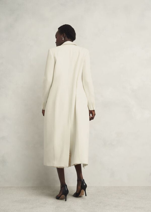Hobbs Juniper Wool Coat Ivory