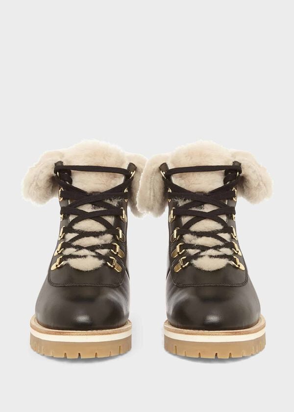 Hobbs Kaden Leather Ankle Boots Black