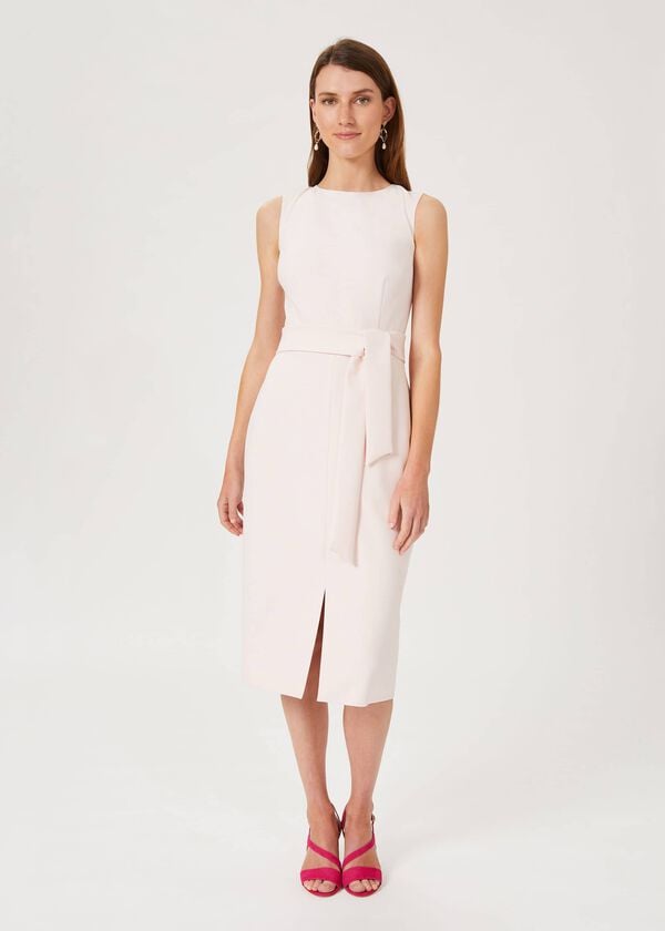 hobbs Kaia Shift Dress Icy Pink