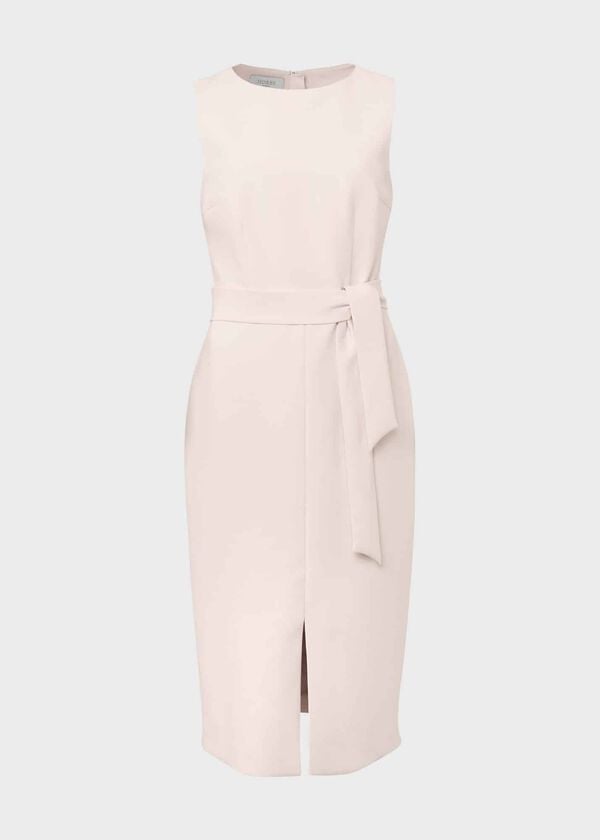Hobbs Kaia Shift Dress Pale Pink