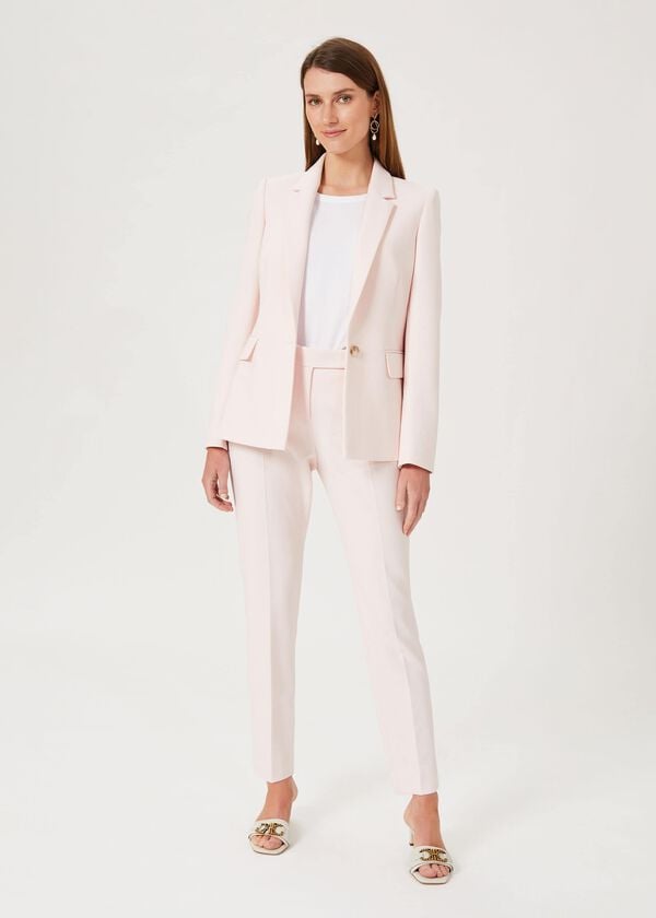 hobbs Kaia Tapered Trouser Icy Pink