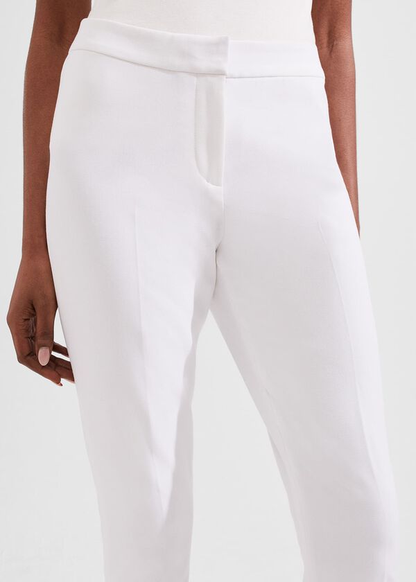 Hobbs Kaia Trousers Fresh Ivory