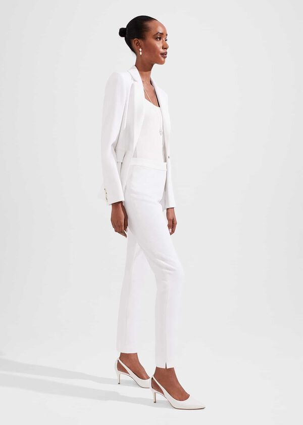 Hobbs Kaia Trousers Fresh Ivory