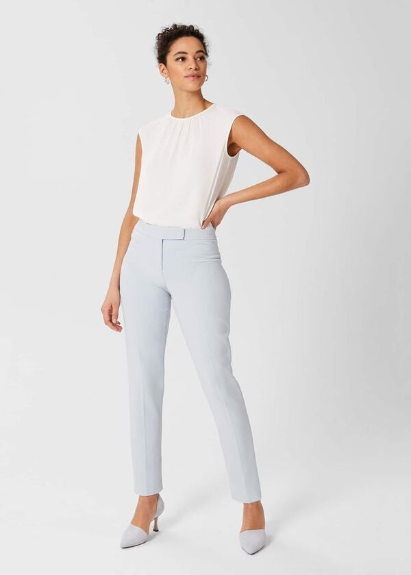 Hobbs Kaia Trousers Pale Blue