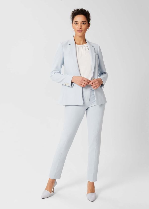 Hobbs Kaia Trousers Pale Blue