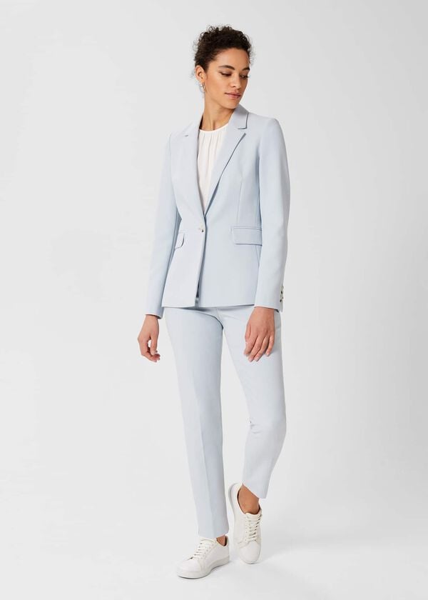hobbs Kaia Trousers Pale Blue