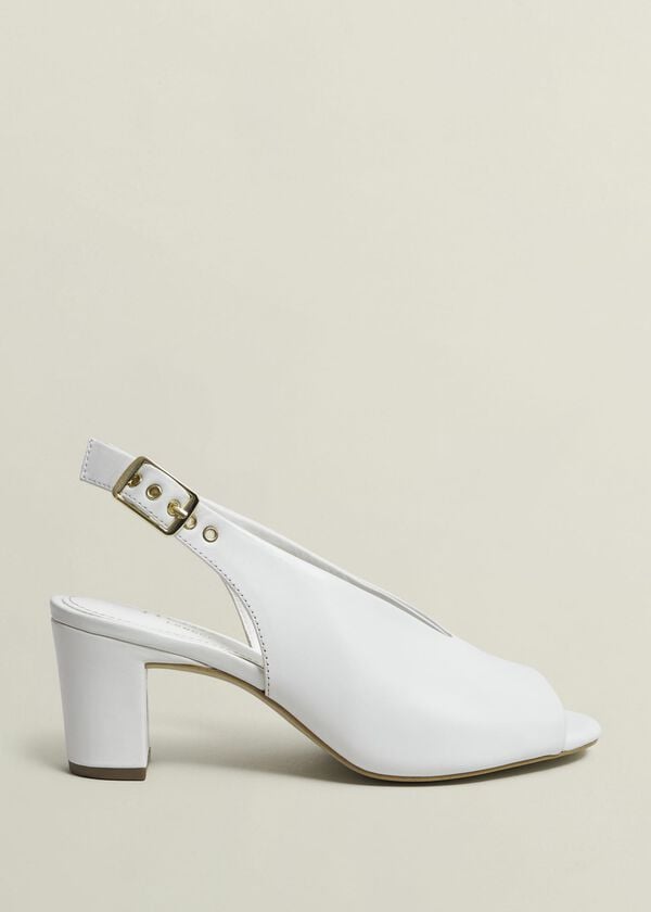 hobbs Kali Leather Sandals Ivory