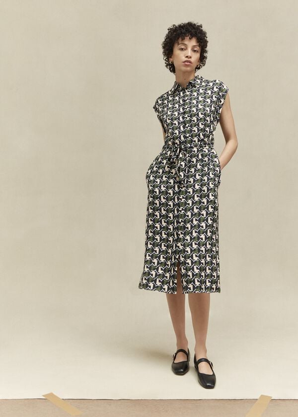 hobbs Kalinda Shirt Dress Multi